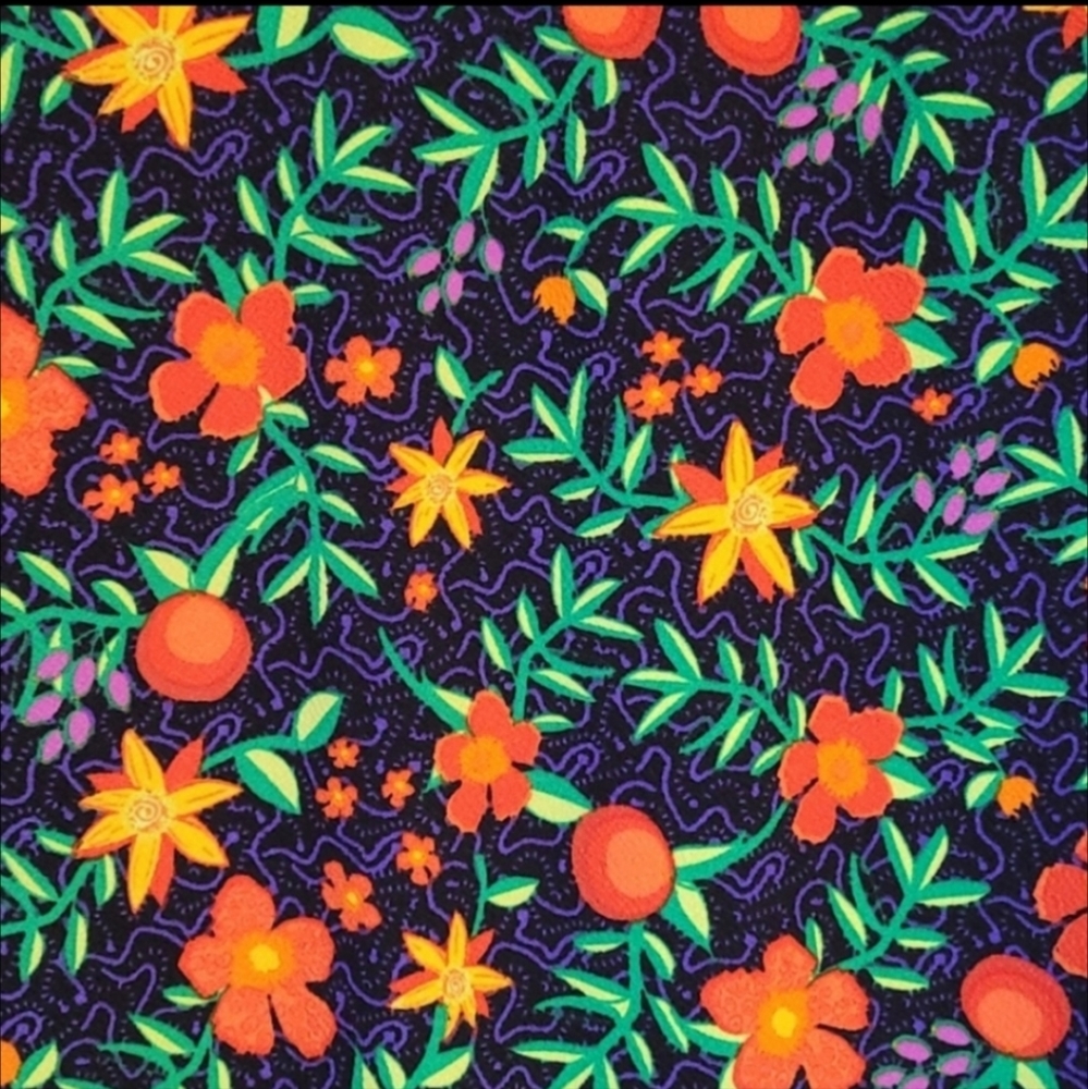 🎉HPx3🎉 Lularoe Floral Pencil Skirt - Picture 3 of 3